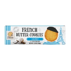 Pierre Biscuiterie Coconut French Pure Butter Cookies, 5.29 Oz