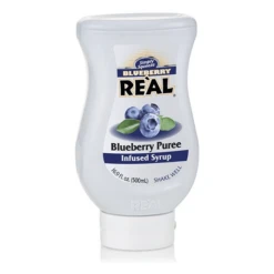 Real Reàl Blueberry Puree Infused Syrup, 16.9 Oz