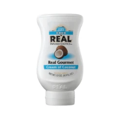 Real Reàl Cream Of Coconut Infused Syrup, 22 Oz