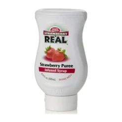 Real Reàl Strawberry Puree Infused Syrup, 16.9 Oz
