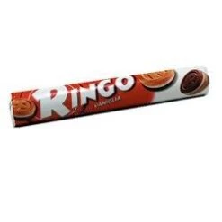 Pavesi Ringo Vanilla Filled Biscuits Tube, 5.8 Oz (165 G)