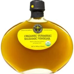 Ritrovo Selections Organic Turmeric Balsamic Vinegar, 6.78 Oz (200ml)