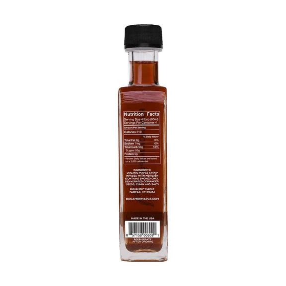 Runamok Maple Merquen Smoked Chili Pepper Infused Maple Syrup, 8.45 Oz - Image 3