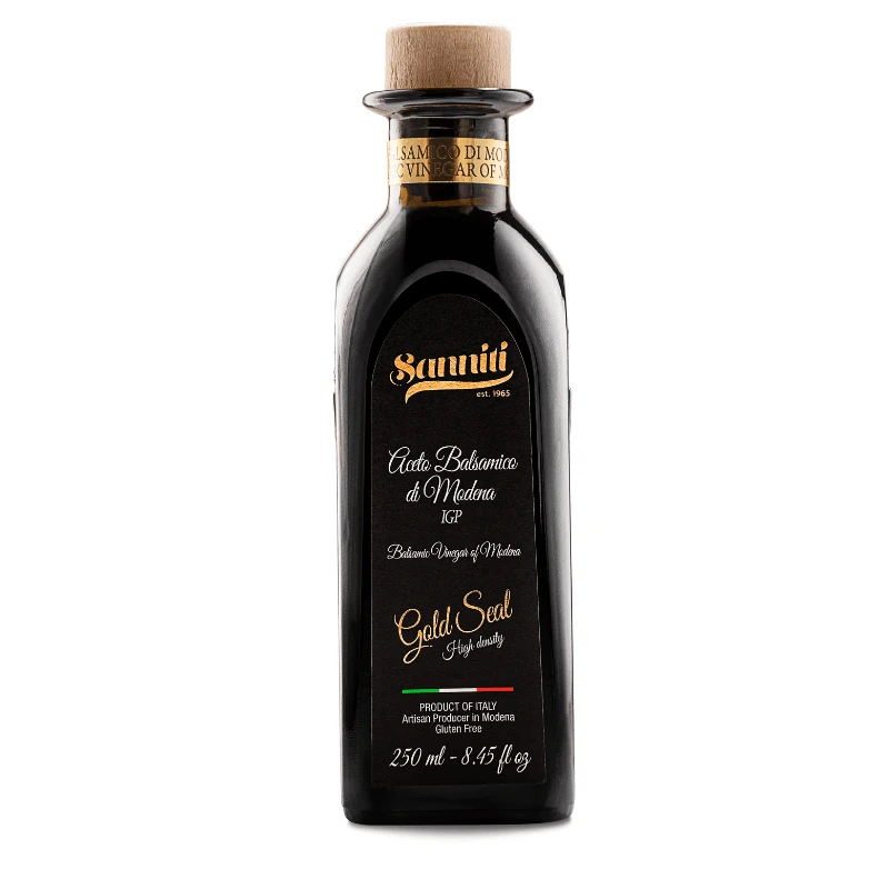 Sanniti Gold Seal Balsamic Vinegar Of Modena IGP, 8.45 Oz