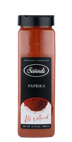 [Best Before: 12/31/24] Sanniti All Natural Paprika, 16.9 Oz