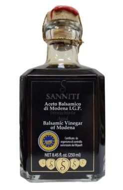 Sanniti Aged Balsamic Vinegar Of Modena I.G.P., 8.45 Oz (250 Ml)