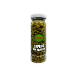 Sanniti Capers Non-Pareille In Vinegar And Salt Brine, 3.5 Oz