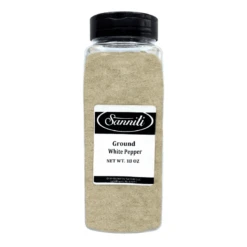 Sanniti Ground White Pepper, 18 Oz