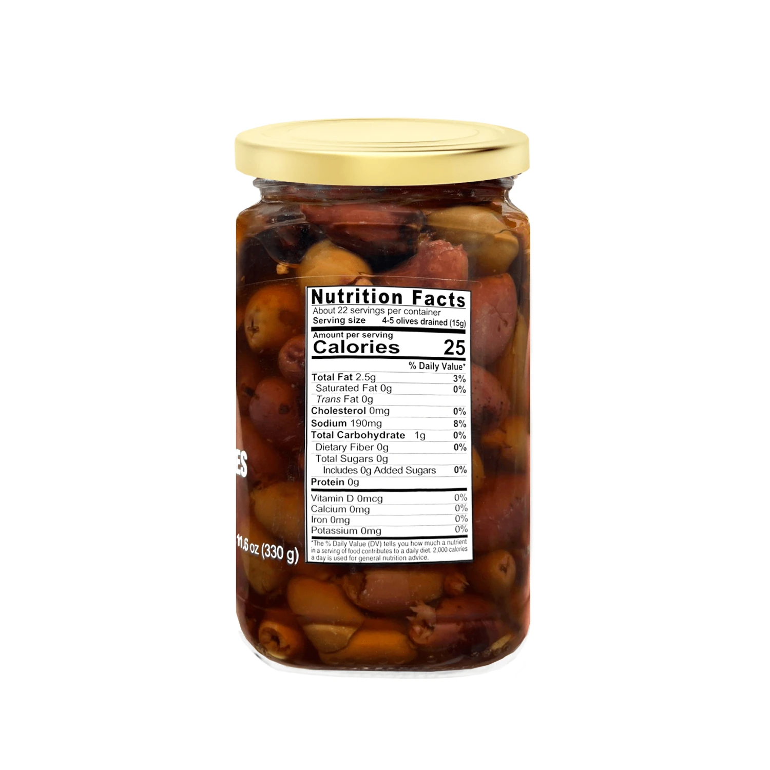 Sanniti Pitted Kalamata Olives, 19.4 Oz (550 G) - Image 2