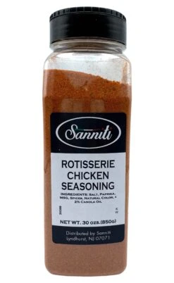 Sanniti Rotisserie Chicken Seasoning, 30 Oz (850 G)