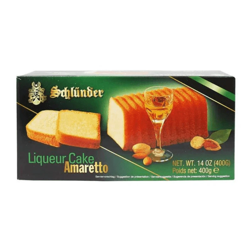 Schluender Amaretto Liquor Cake, 14 Oz