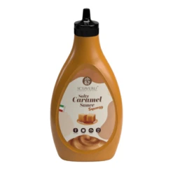 Scyavuru Sicilian Salty Caramel Topping Sauce, 17.6 Oz