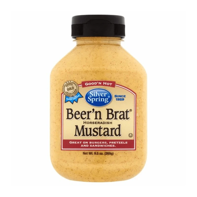 Silver Spring Beer’n Brat Mustard, 9.5 Oz