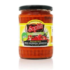 [Best Before: 08/2024] Sophia Mild Ajvar Red Pepper Spread, 19 Oz