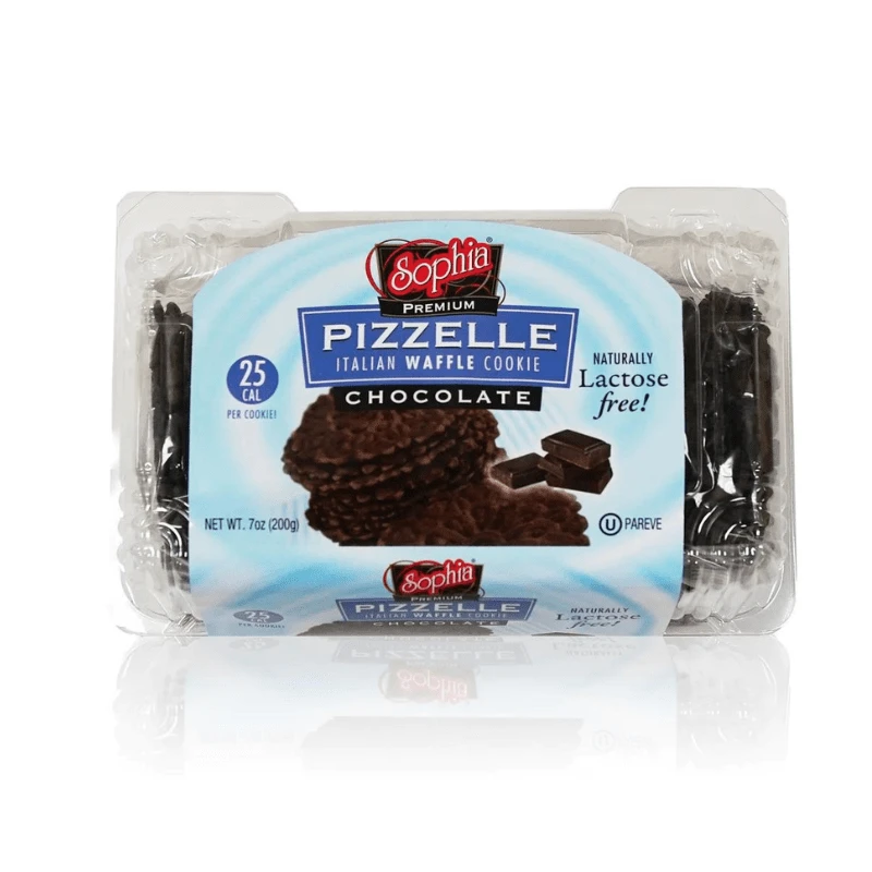 Sophia Pizelle Chocolate Waffle Cookies, 7 Oz