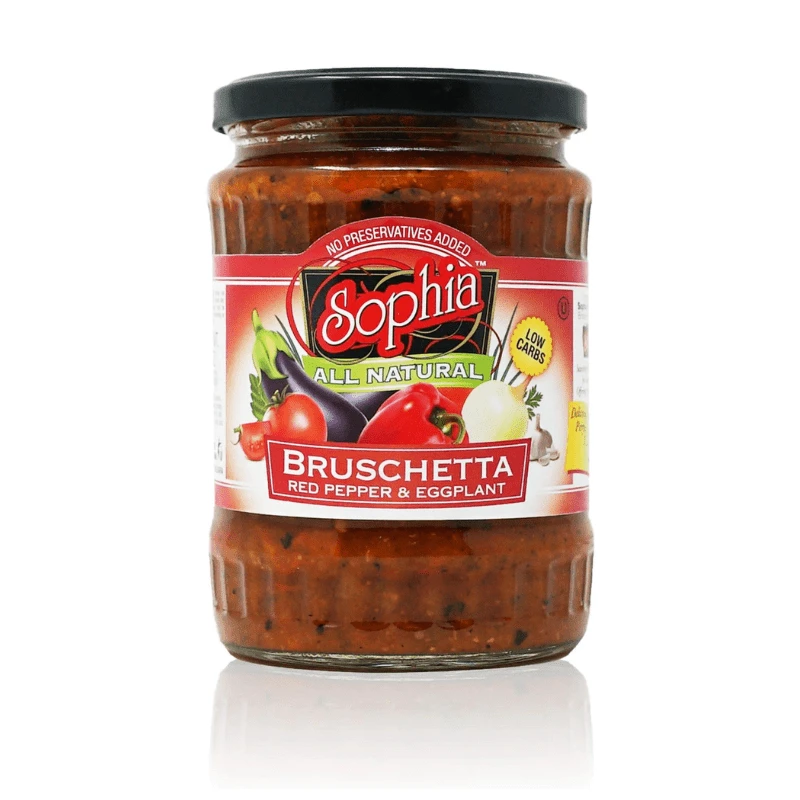 Sophia Red Pepper & Eggplant Bruschetta, 19 Oz