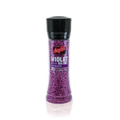 Sophia Violet Salt With Grinder, 11.9 Oz