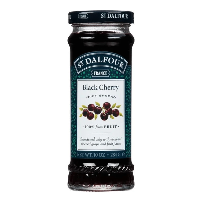 St Dalfour Black Cherry Fruit Spread, 10 Oz