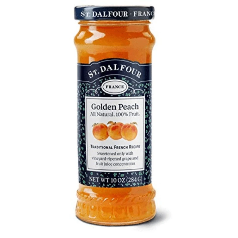 St Dalfour Golden Peach Fruit Spread, 10 Oz