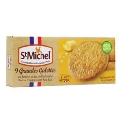 St Michel Grande Galettes French Butter Biscuits With Sea Salt, 5.3 Oz