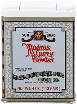 Sun Brand Madras Curry Powder, 4 Oz