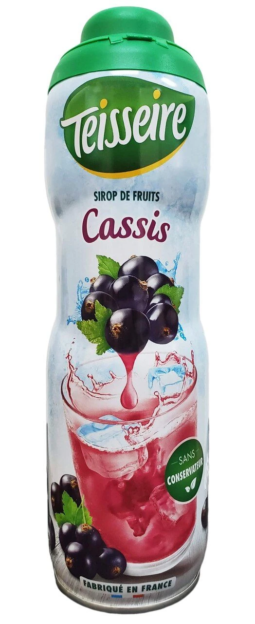 Teisseire French Cassis Blackcurrant Syrup, 20 Oz