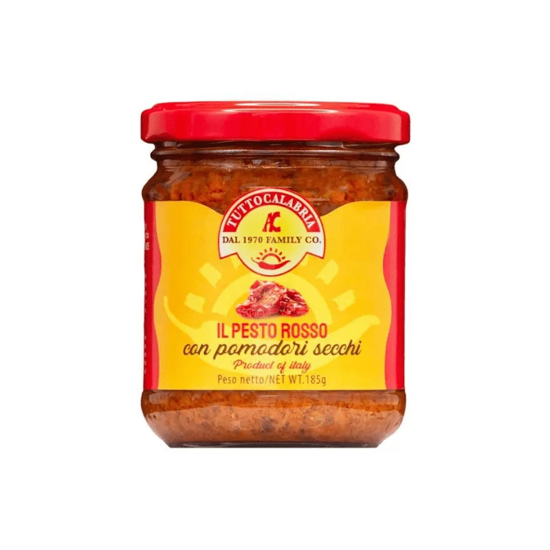 Tutto Calabria Red Pesto With Dried Tomatoes & Pine Nuts, 6.5 Oz
