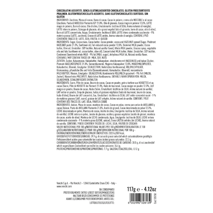 Venchi Italian Dream Florence Mini Book Gift Box, 4.12 Oz - Image 4