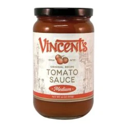 Vincent's Original Tomato Sauce Medium, 16 Oz