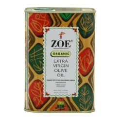 ZOE Organic Extra Virgin Olive Oil In Tin, 25.5 Oz (750mL)